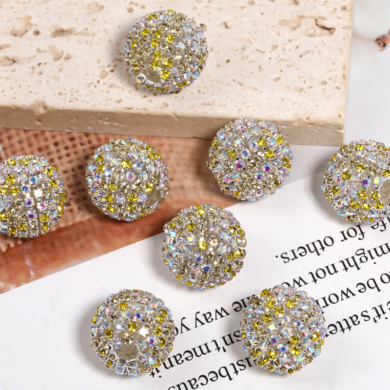 Wholesale 5PCS/PACK Colored Diamond Acrylic Beads